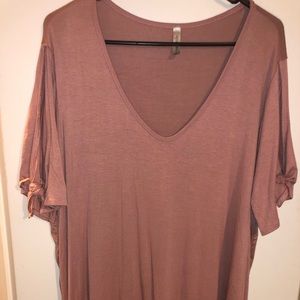 Boutique plum top